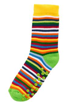 6 Paar TippTexx 24 Kinder ABS Stoppersocken Gute Laune Ringel